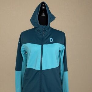 Scott Sports Defined Mid Hoody Youth XL Teal Performance Jacket